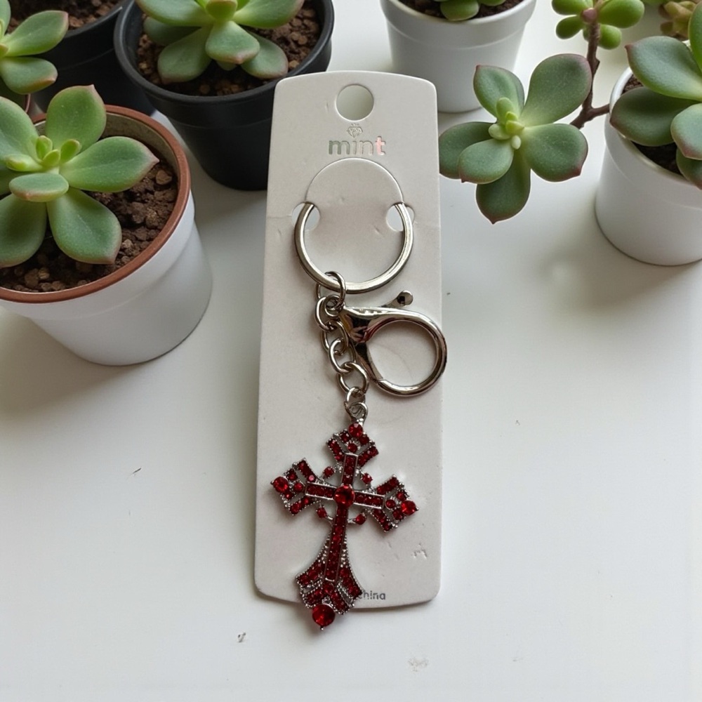 Red Cross Keychain/Bag Charm
